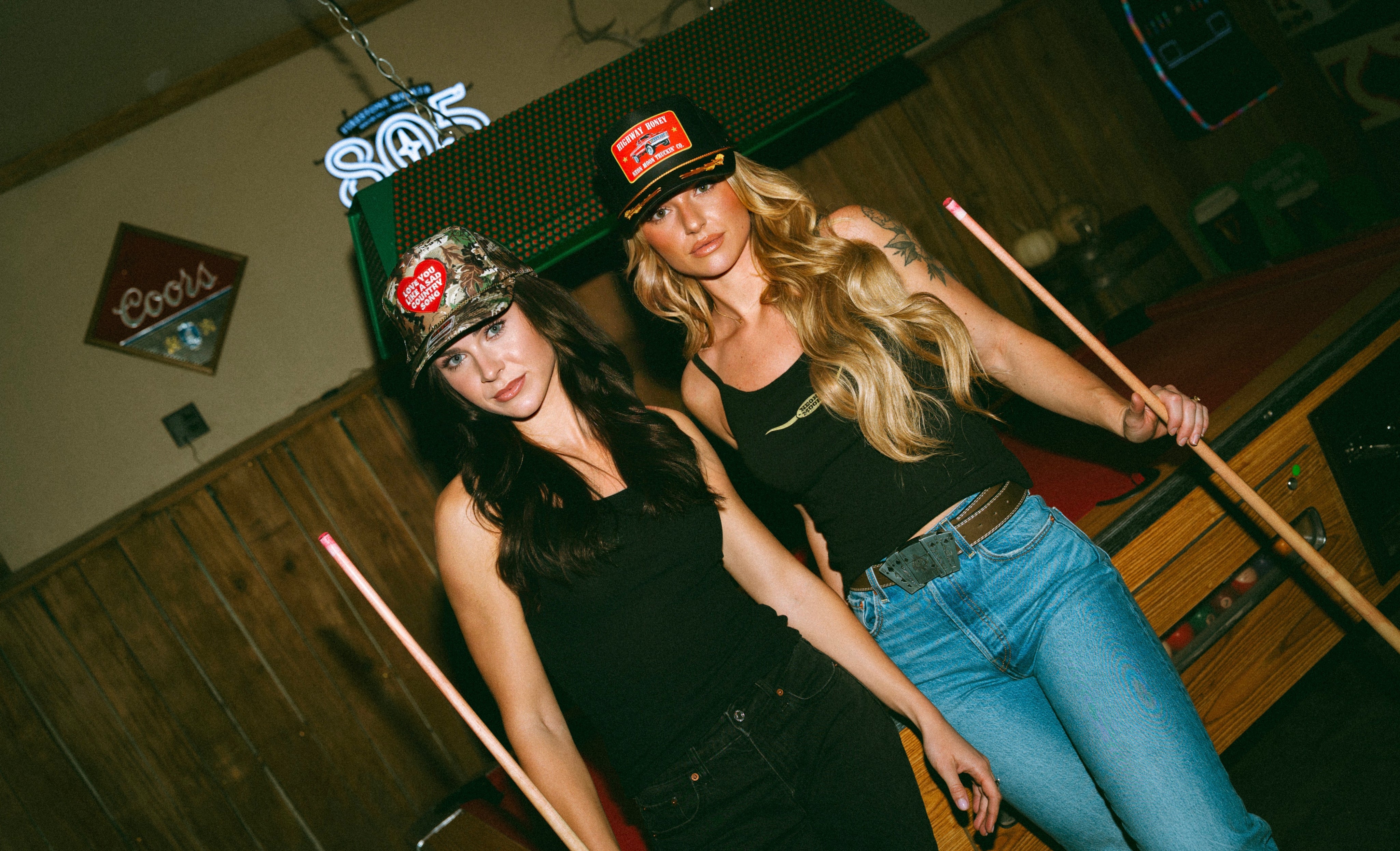 Neon Moon Highway Honey Trucker Hat