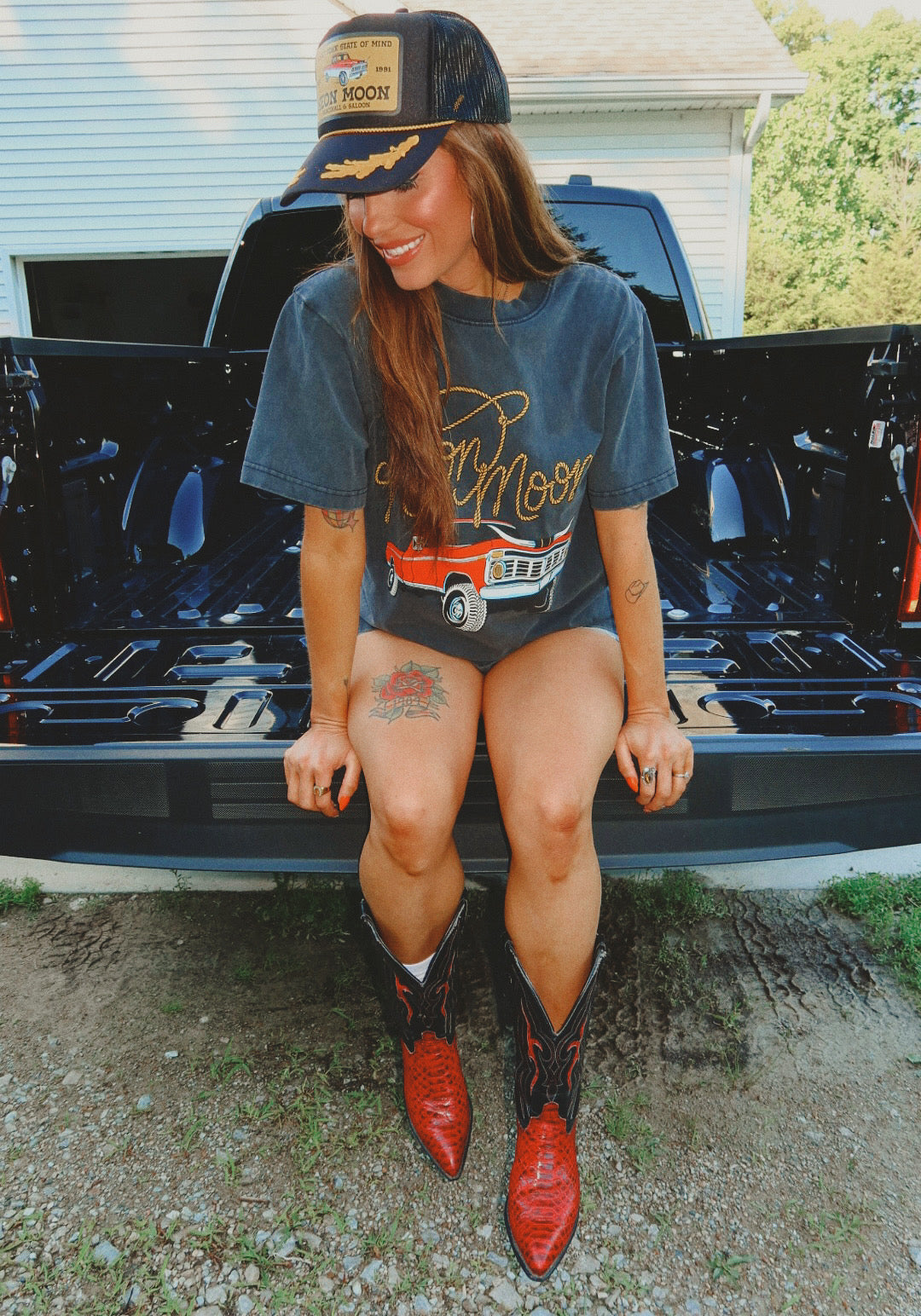 Neon Moon Pickup Truck Tee