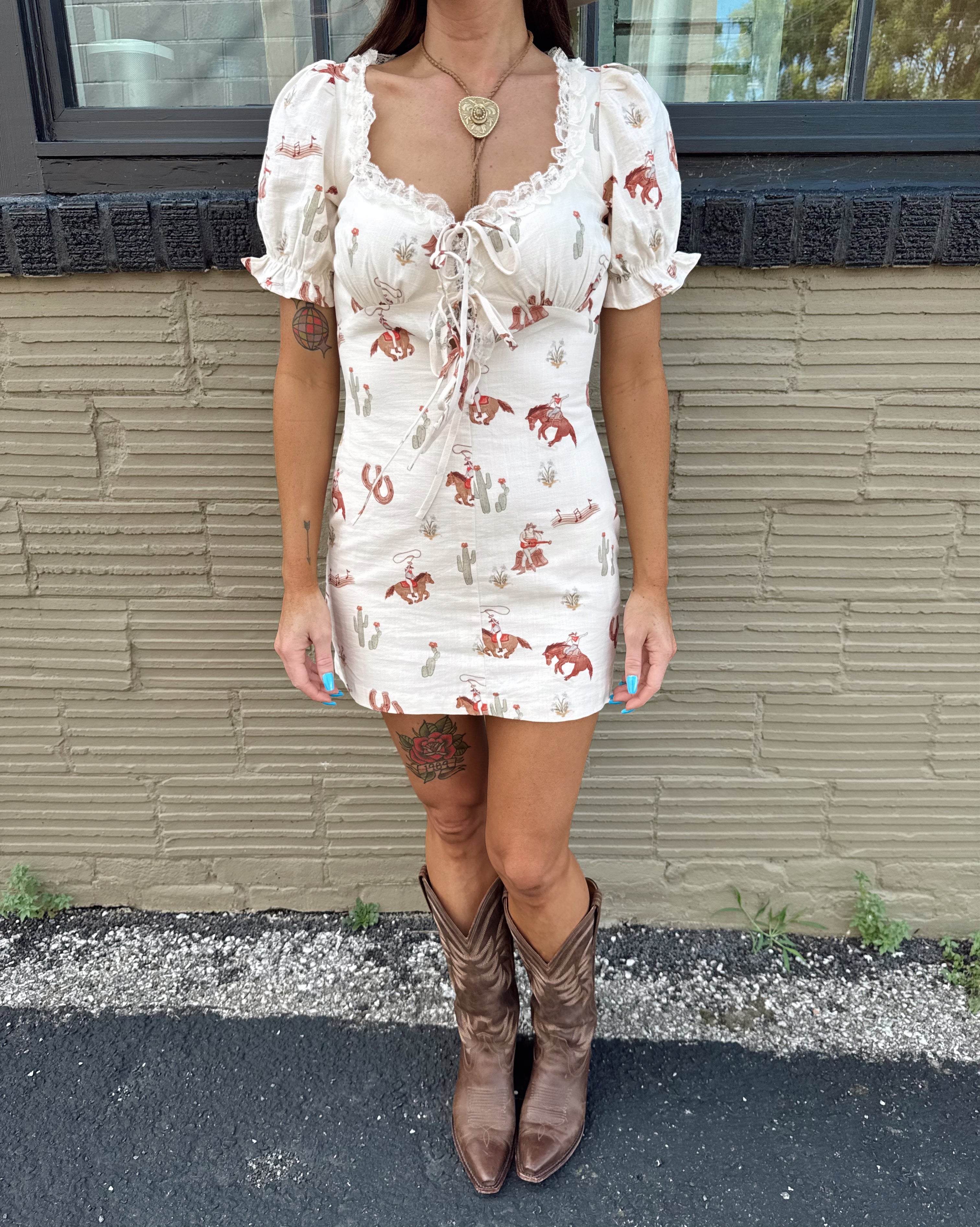 Saguaro Sweetheart Dress