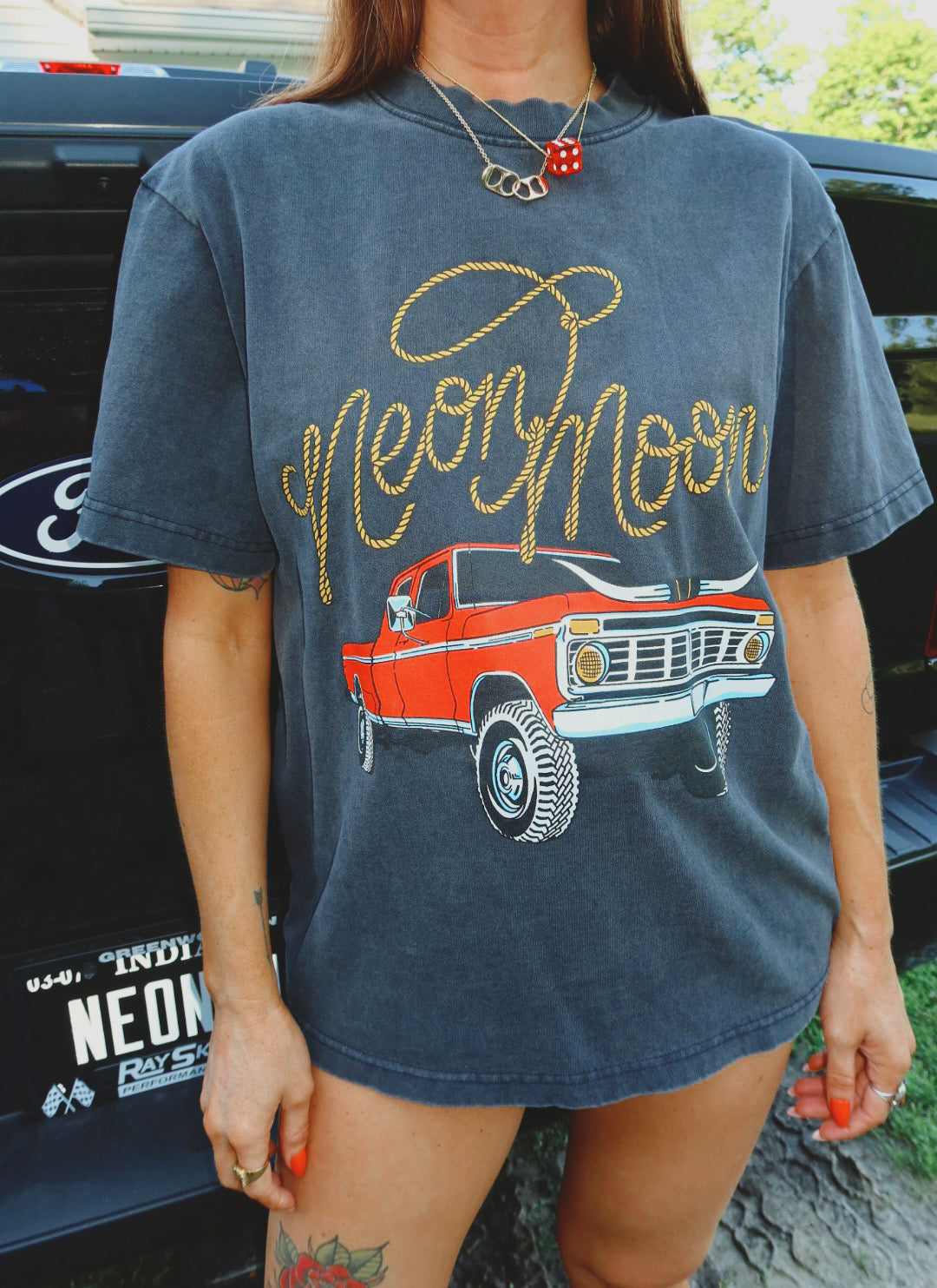 Neon Moon Pickup Truck Tee
