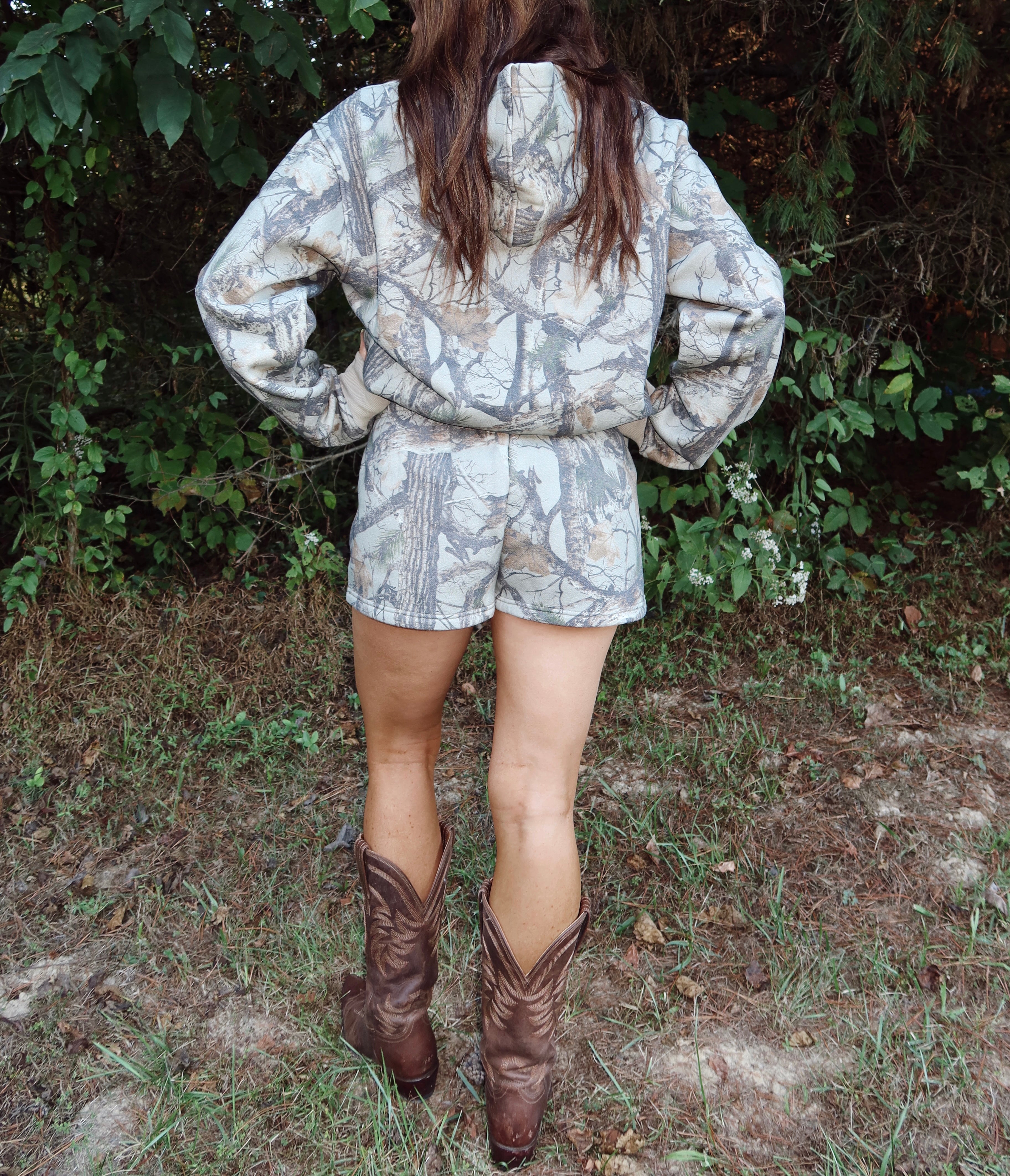 Woodland Camo Sweat Shorts