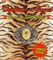 Outlaw Angel Scorpion Buckle