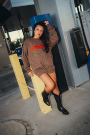 Wild One Leopard Crewneck