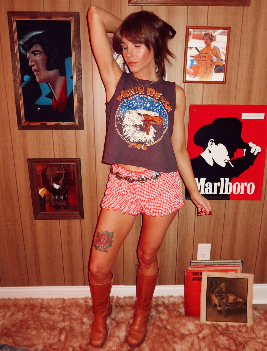 80s Eagle Muscle Tank