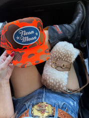 Ride-Or-Die Orange Camo Trucker Hat