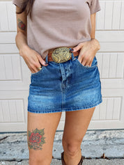 Dirt Road Denim Skort
