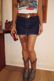 The High Life Denim Mini Skirt