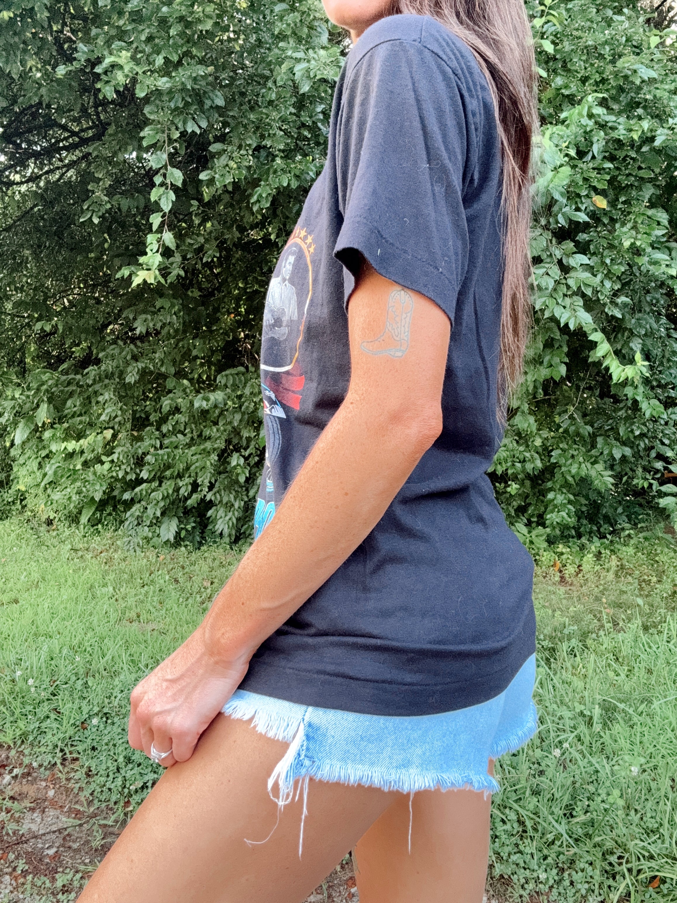 Vintage 80s Harley Davidson Elvis Tee