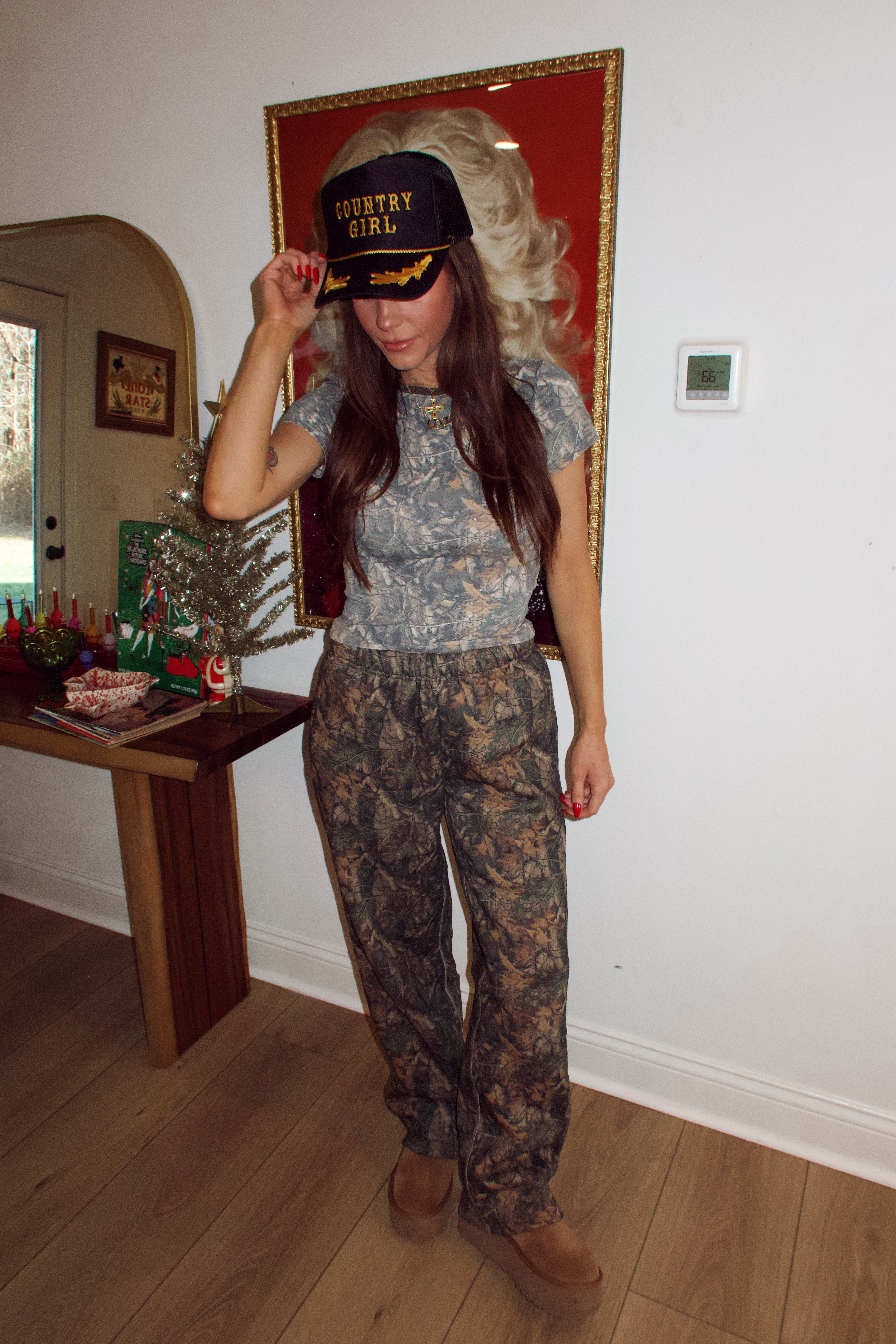 Country Girl Camo Wide Leg Pants