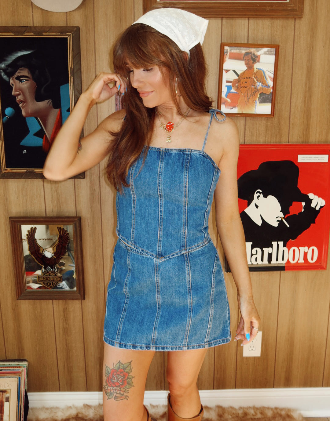 Country Charm Denim Top