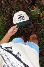 Gone Fishing Trucker Hat