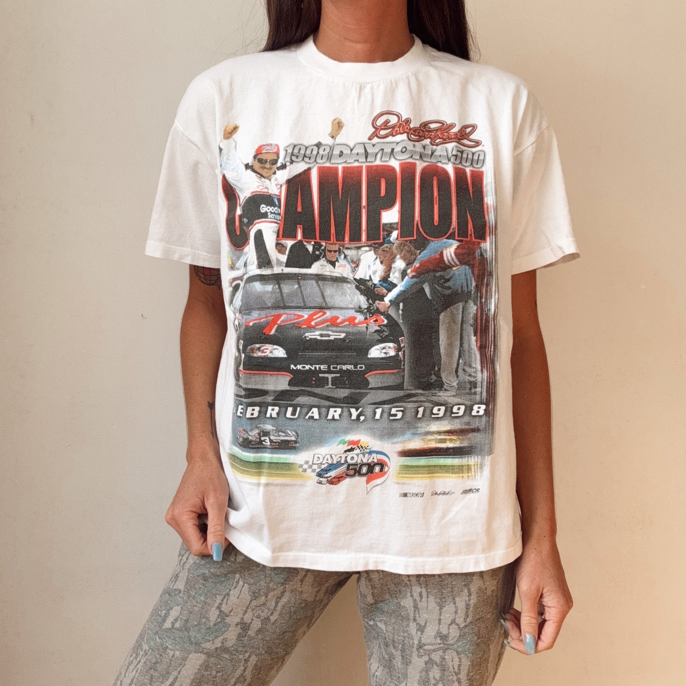 Vintage 90s Dale Earnhardt Champion Daytona Tee