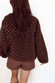 Brown Sugar Sherpa Pullover