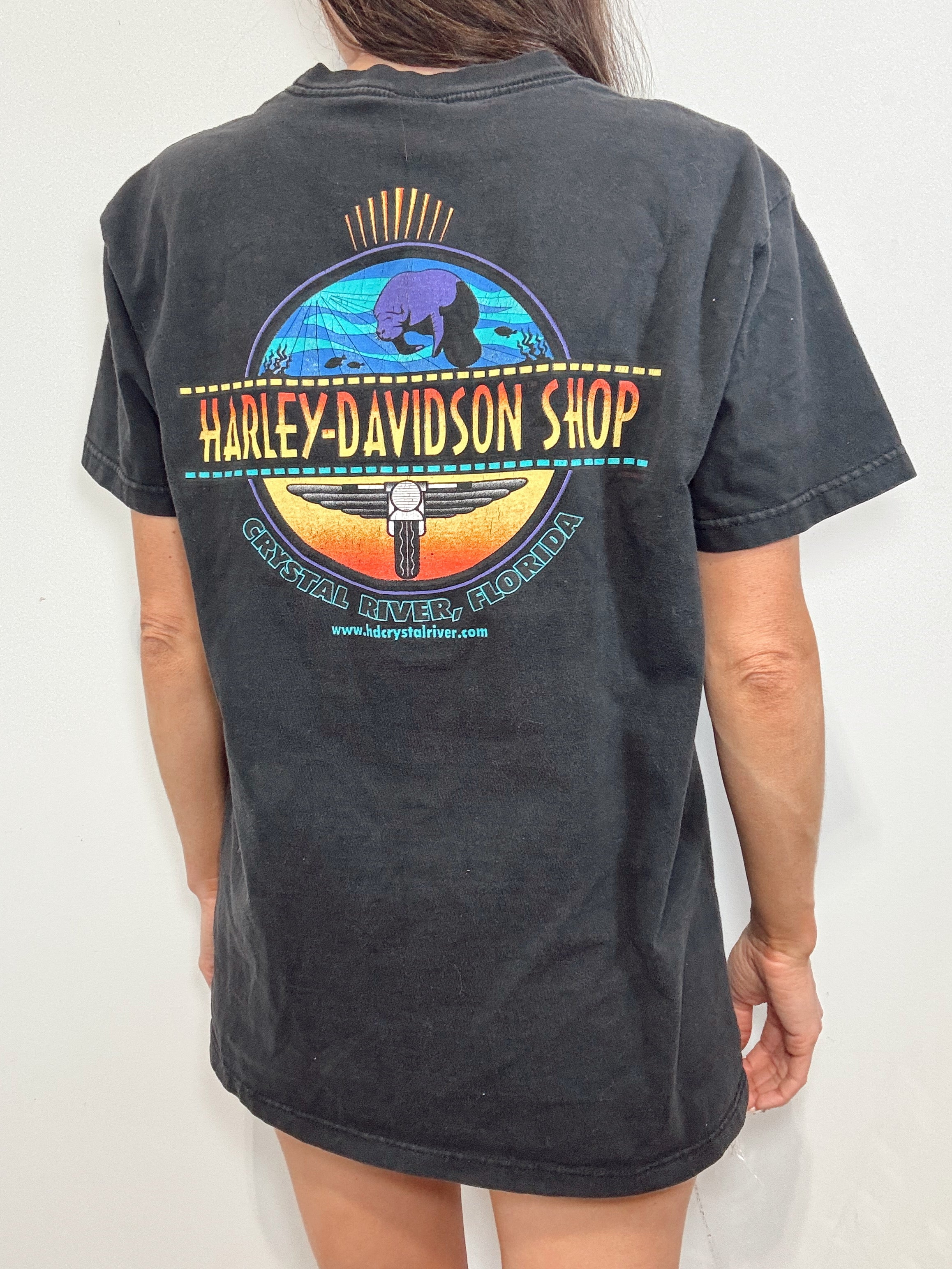 Vintage 90s Harley Davidson Heaven Chrome Tee
