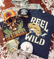 Retro Buck Country Crewneck Sweatshirt