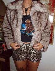 Wild Luxe Faux Fur Coat