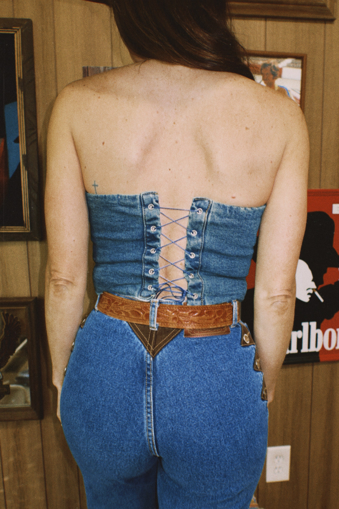 Blue Jean Cowgirl Top