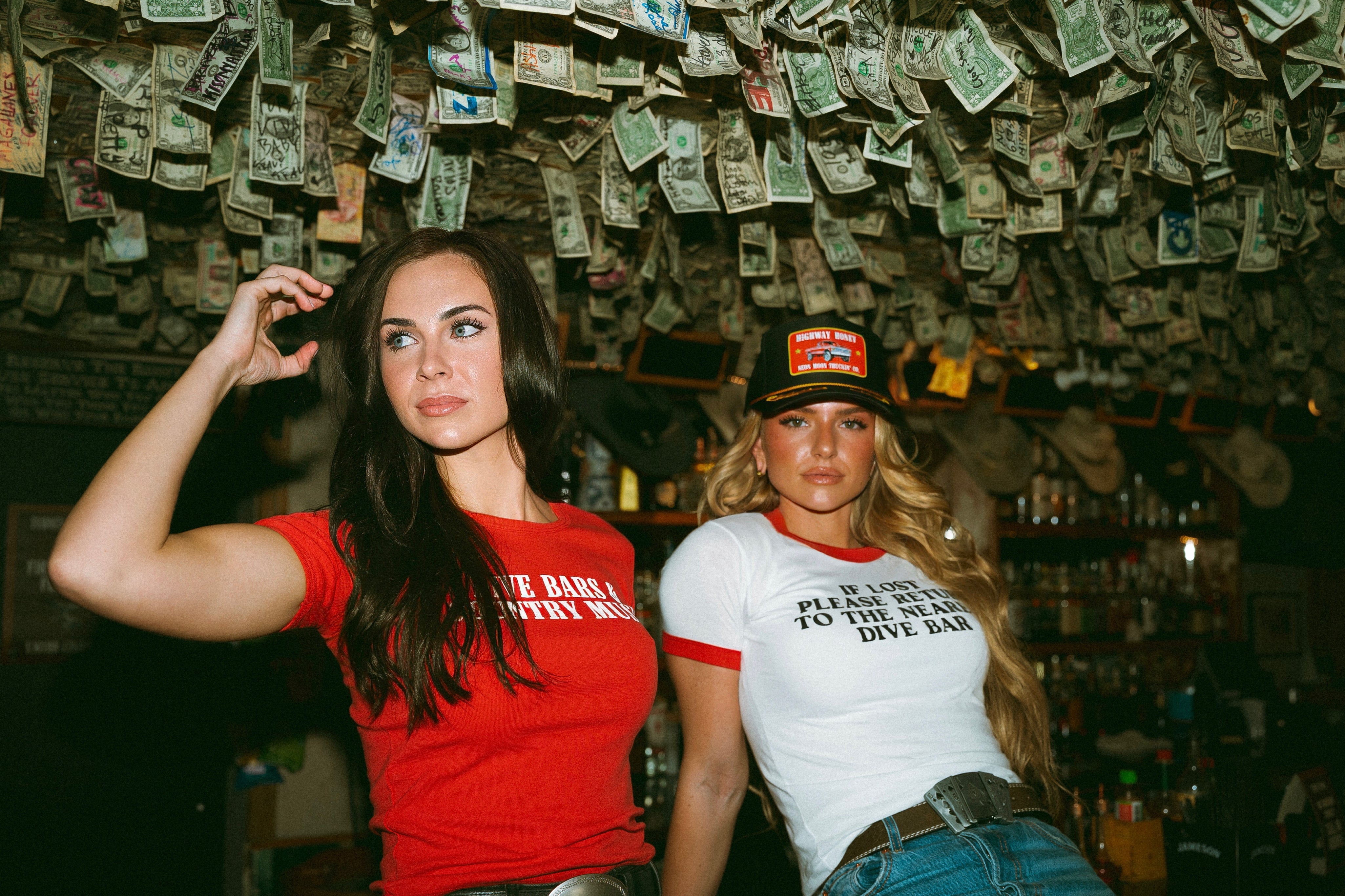 Lost Dive Bar Ringer Tee