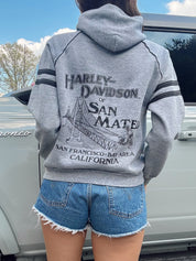 Vintage 80s Harley Davidson Hoodie Sweatshirt
