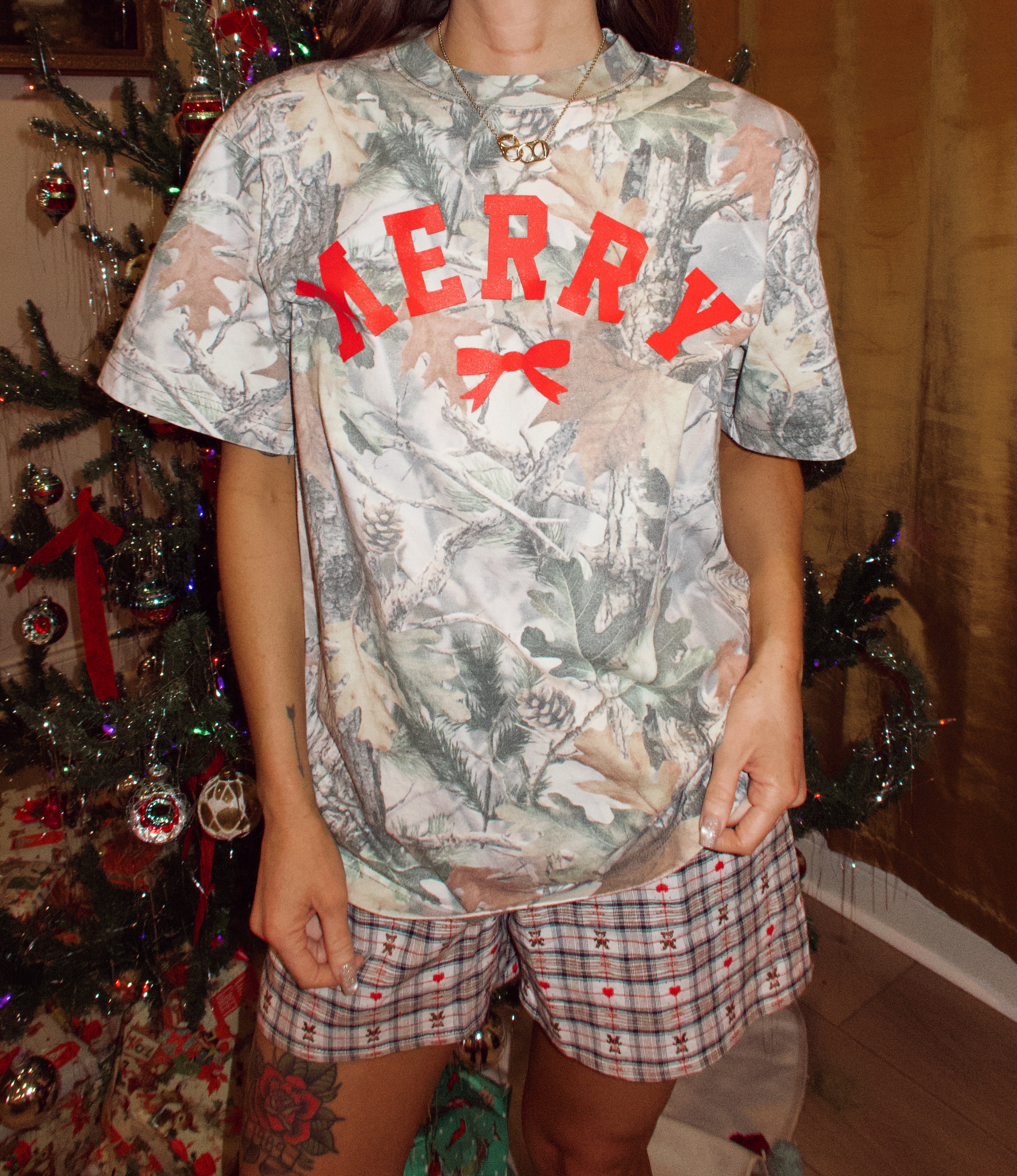 Backwoods Merry Camo Tee