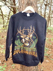 Retro Buck Country Crewneck Sweatshirt