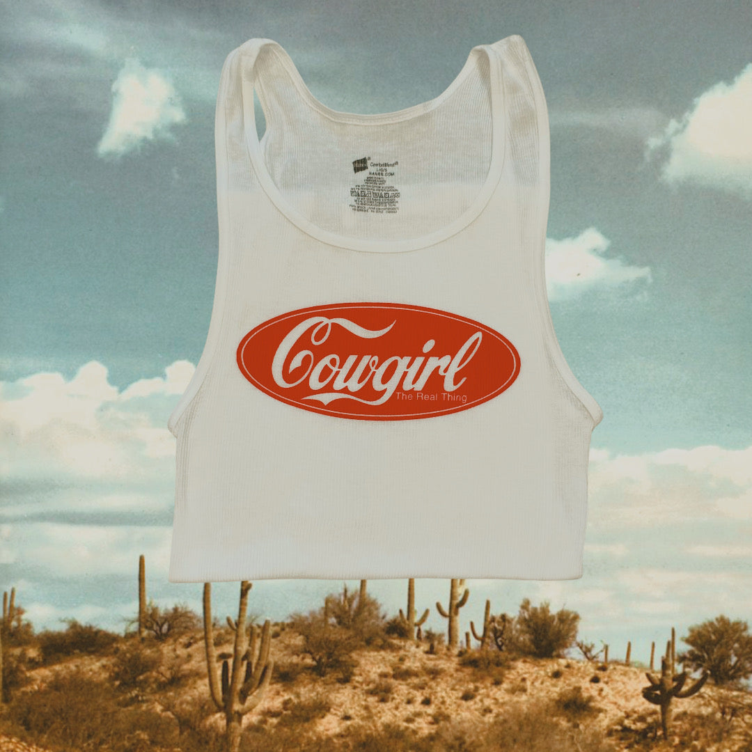 Cowgirl The Real Thing Ribbed Tank