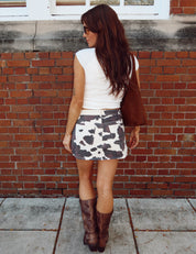 Saddle Up Denim Skirt