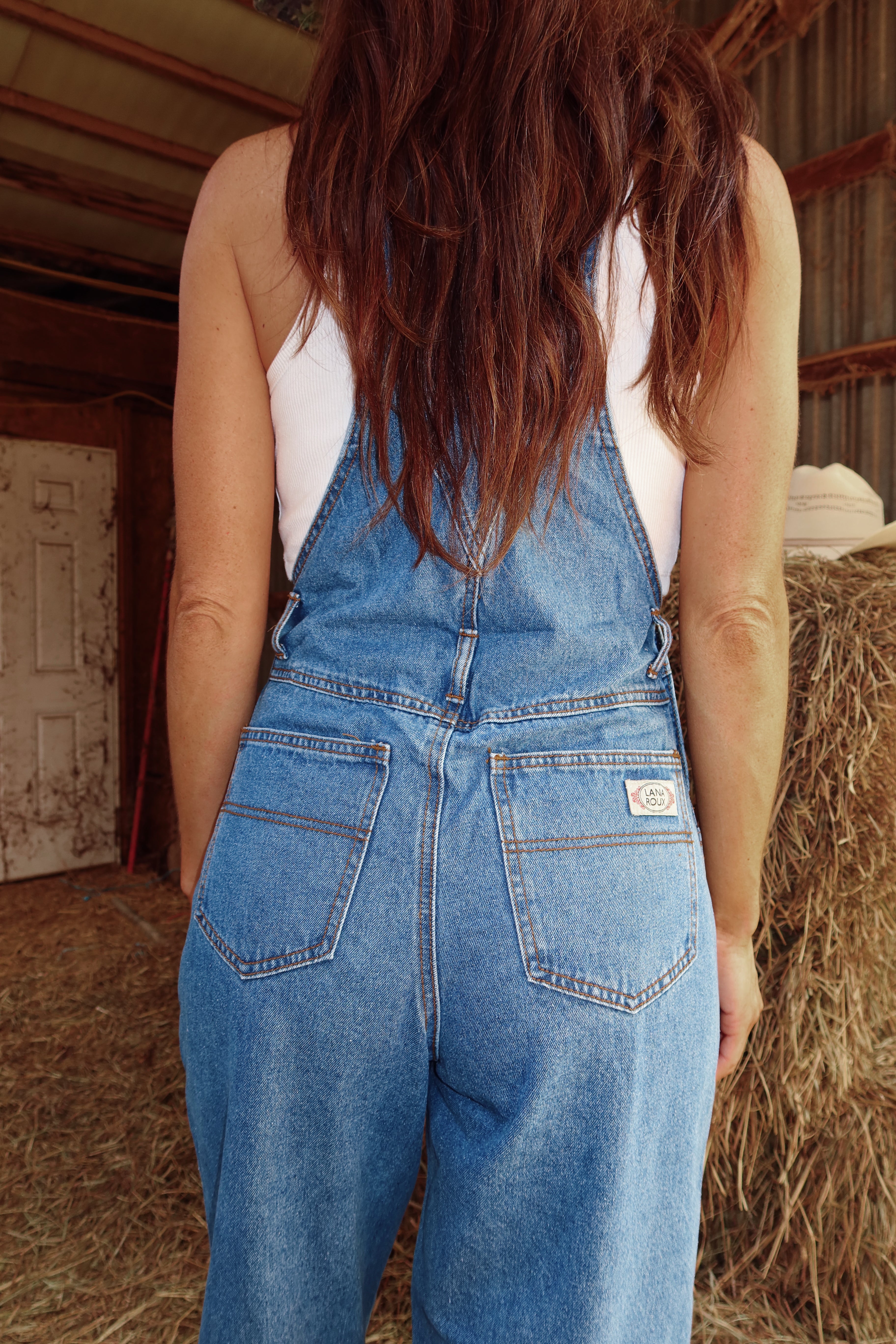 Back Porch Blues Denim Overalls
