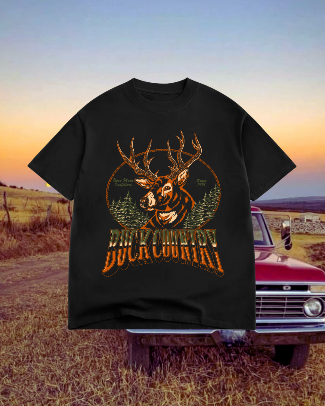 Retro Buck Country Tee