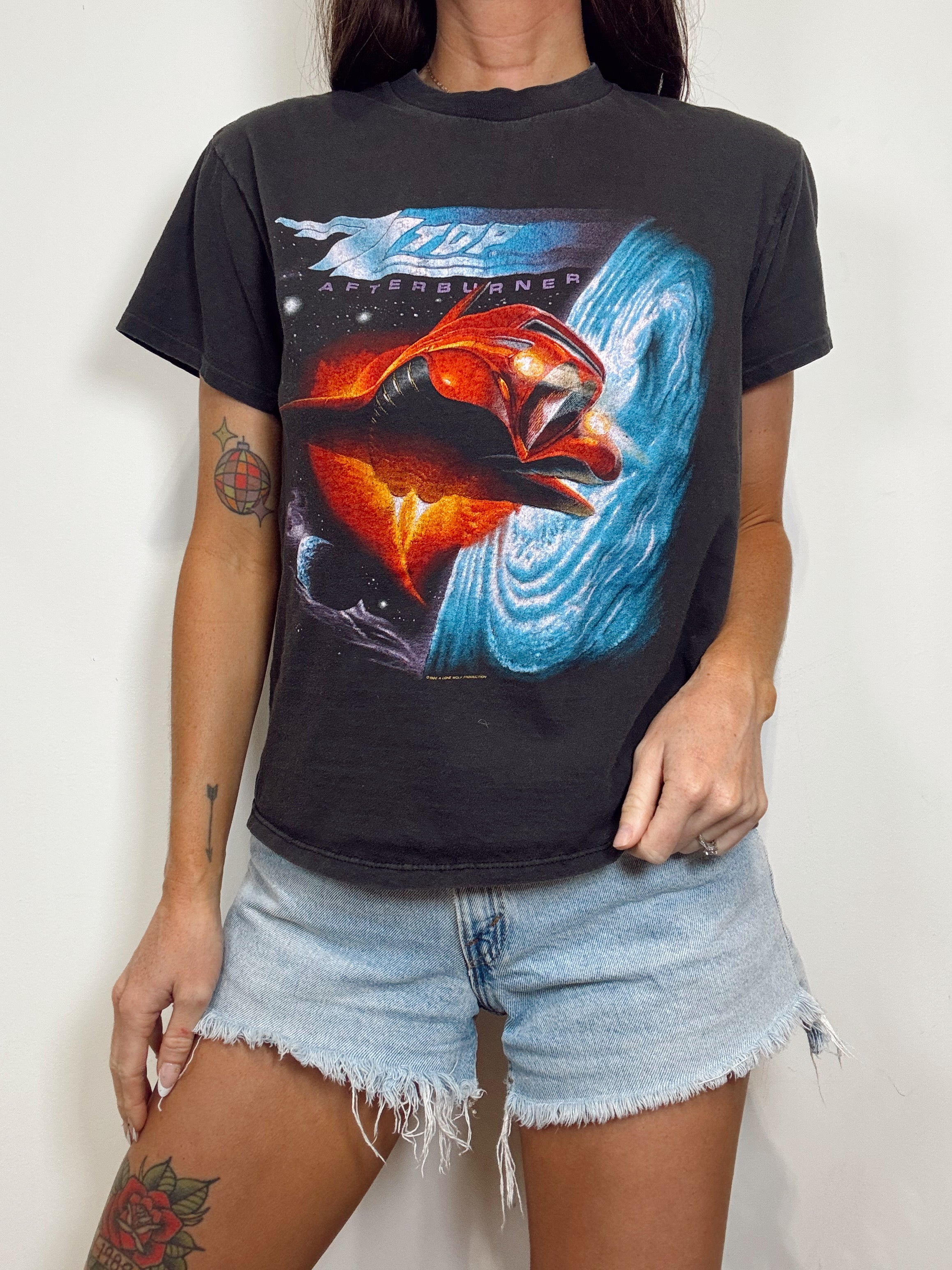 Vintage 80s ZZ TOP Afterburner Tour Tee