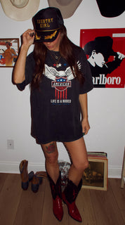 American Cowboy Biker Tee