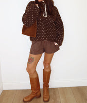 Brown Sugar Sherpa Pullover