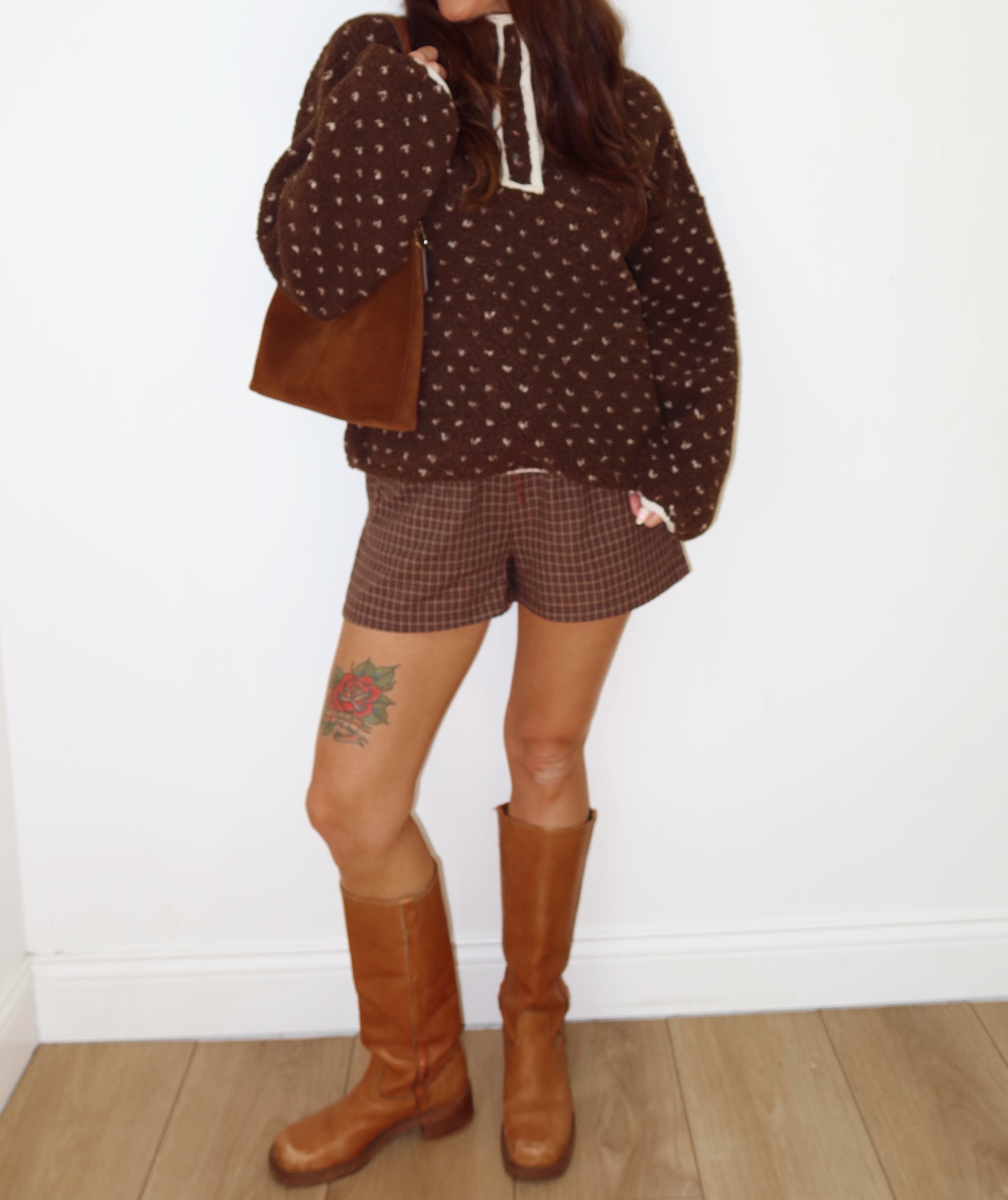 Brown Sugar Sherpa Pullover