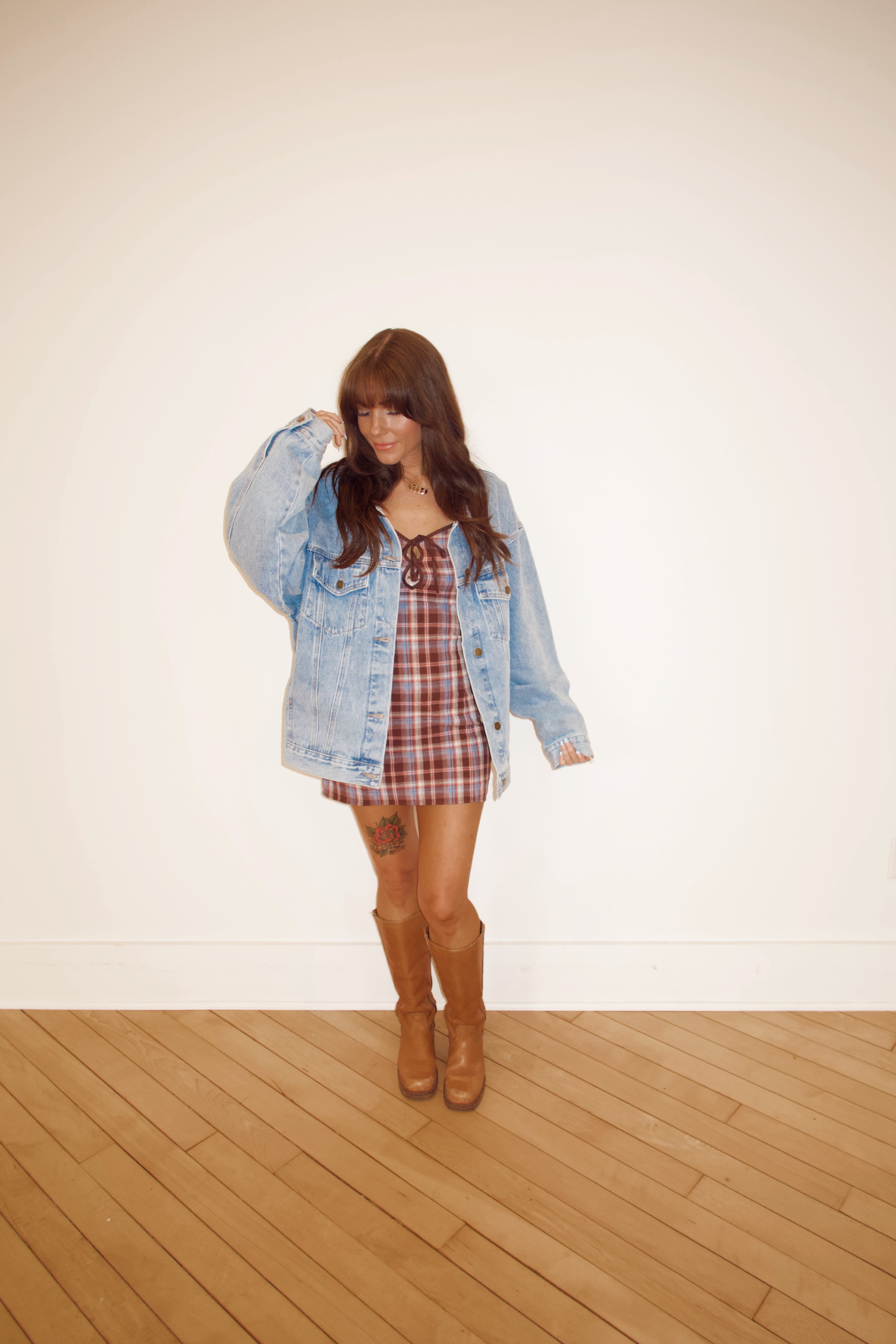 Backroads Blues Denim Oversized Jacket