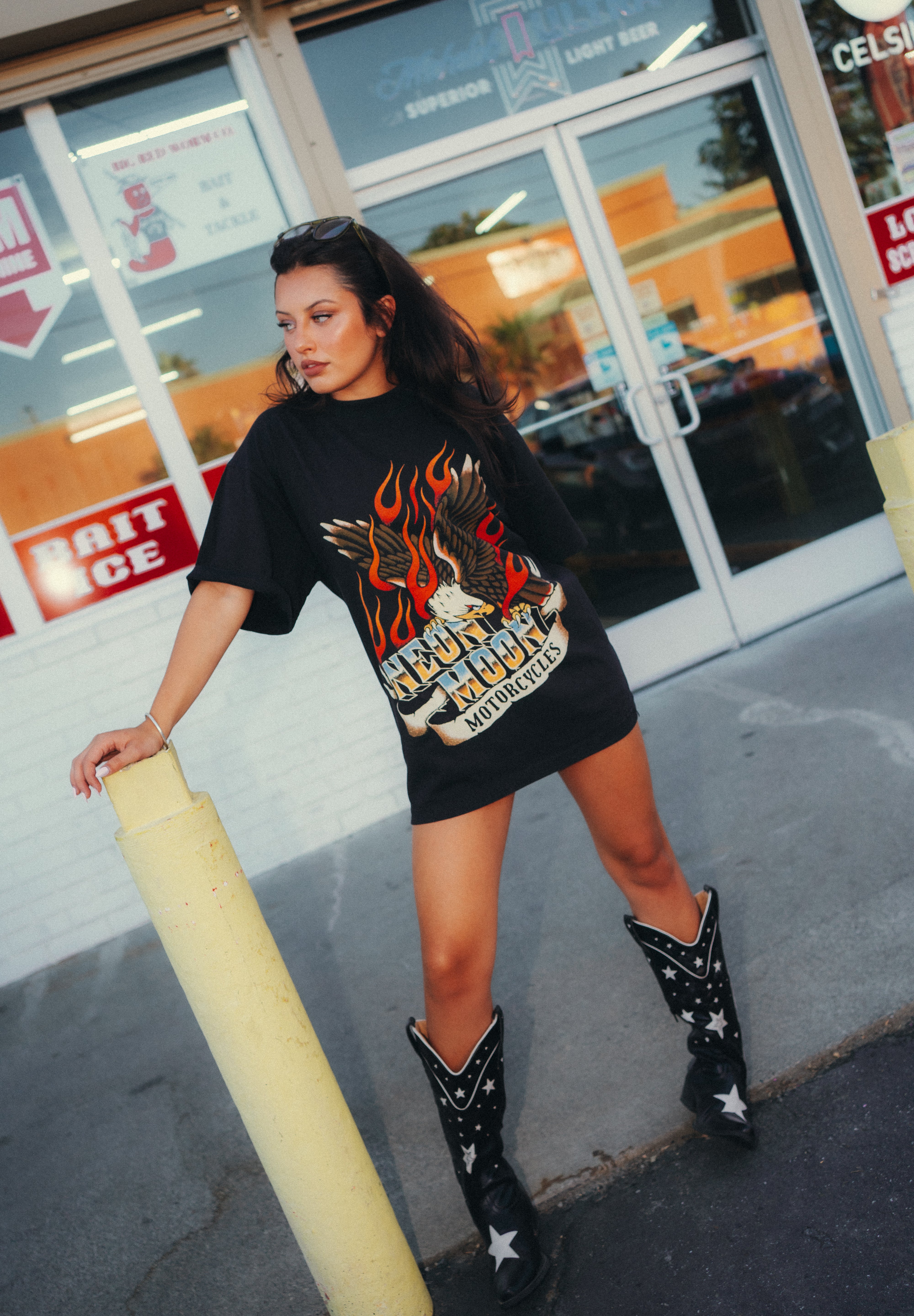 Flaming Eagle Tee