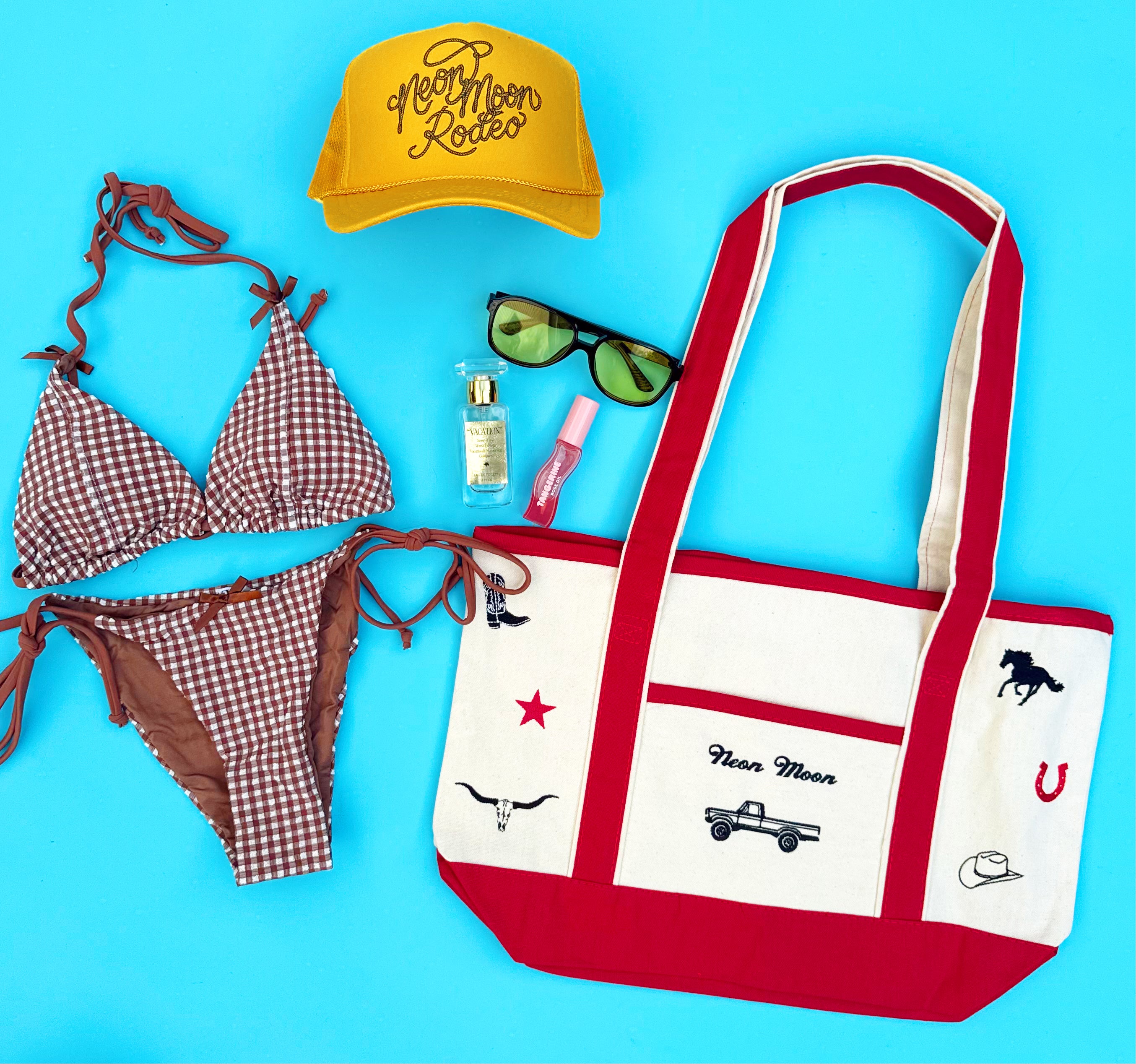 Country Honey Gingham Bikini