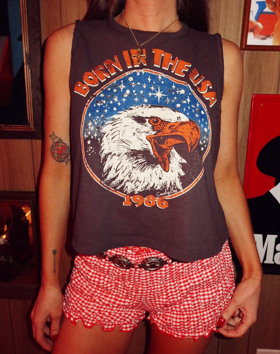 80s Eagle Muscle Tank