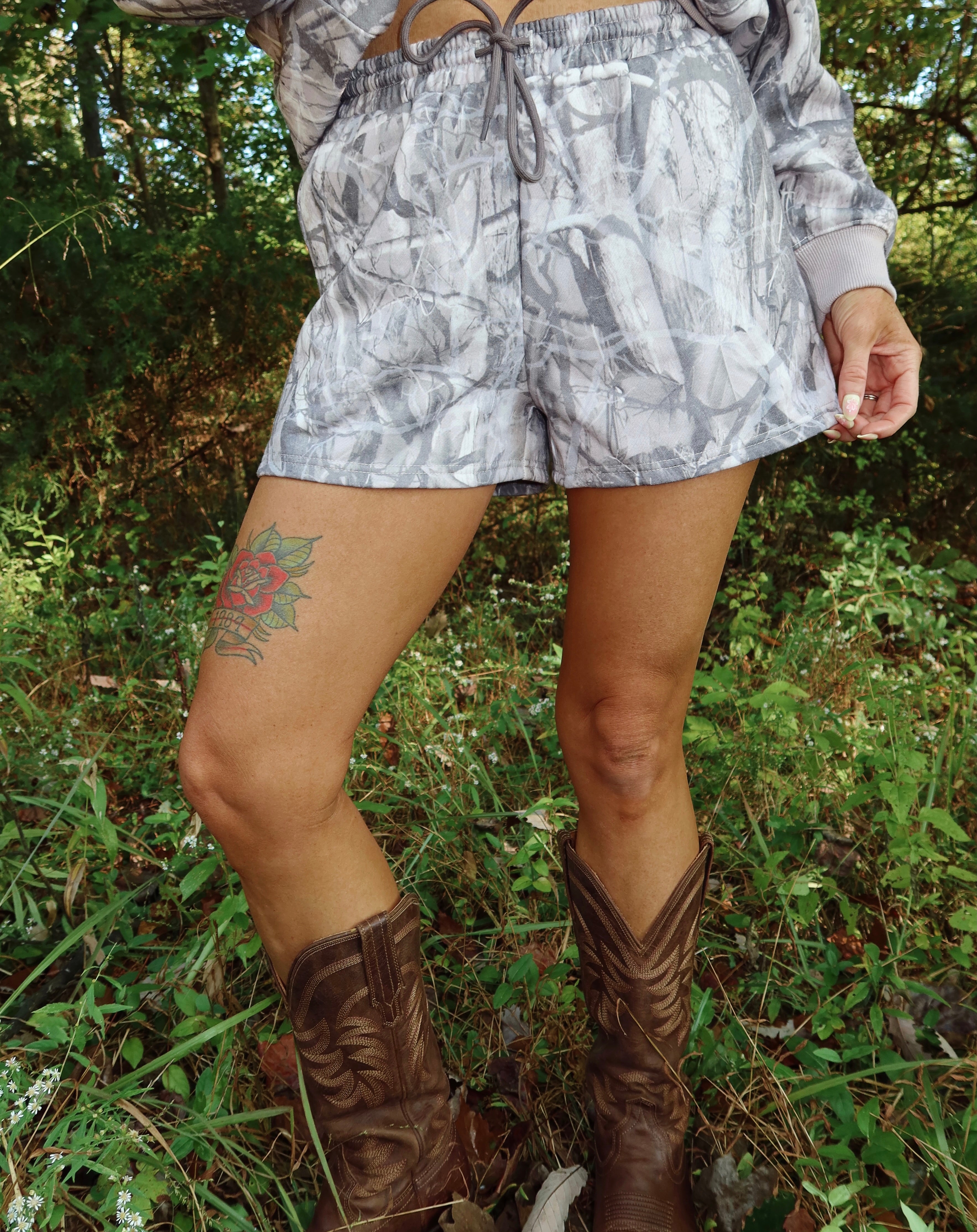 Camo Sweat Shorts