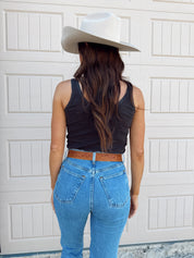 On The Road Again Lace Tank