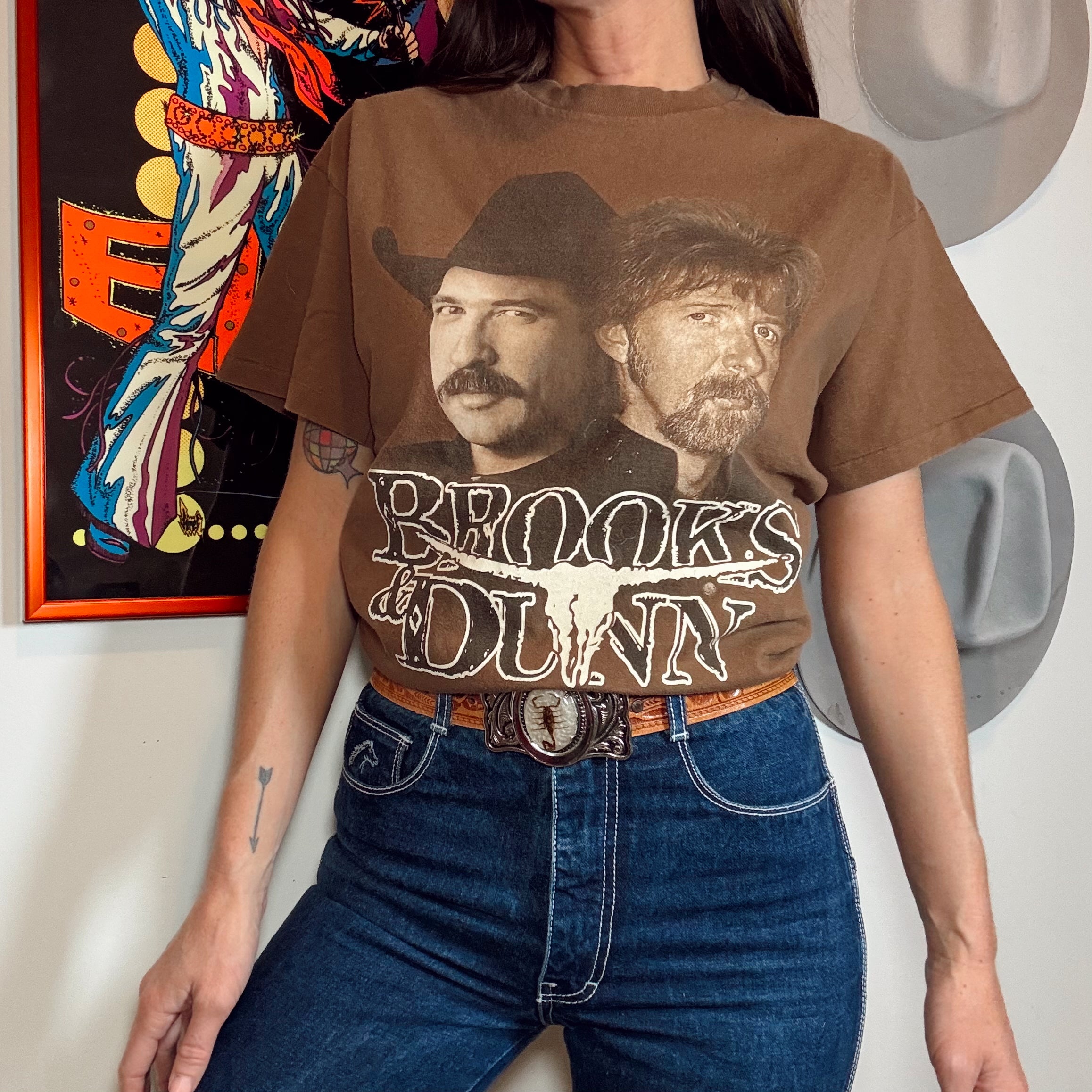 Vintage 90s Brooks & Dunn Trail Ride Tee