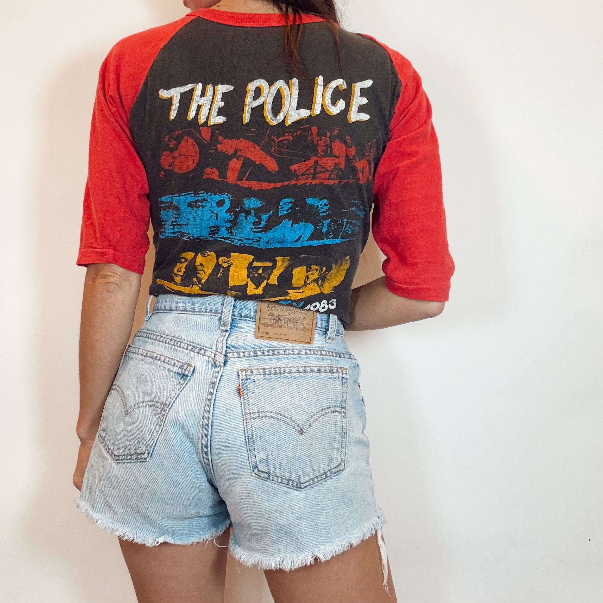 Vintage 1983 The Police Raglan Band Tee