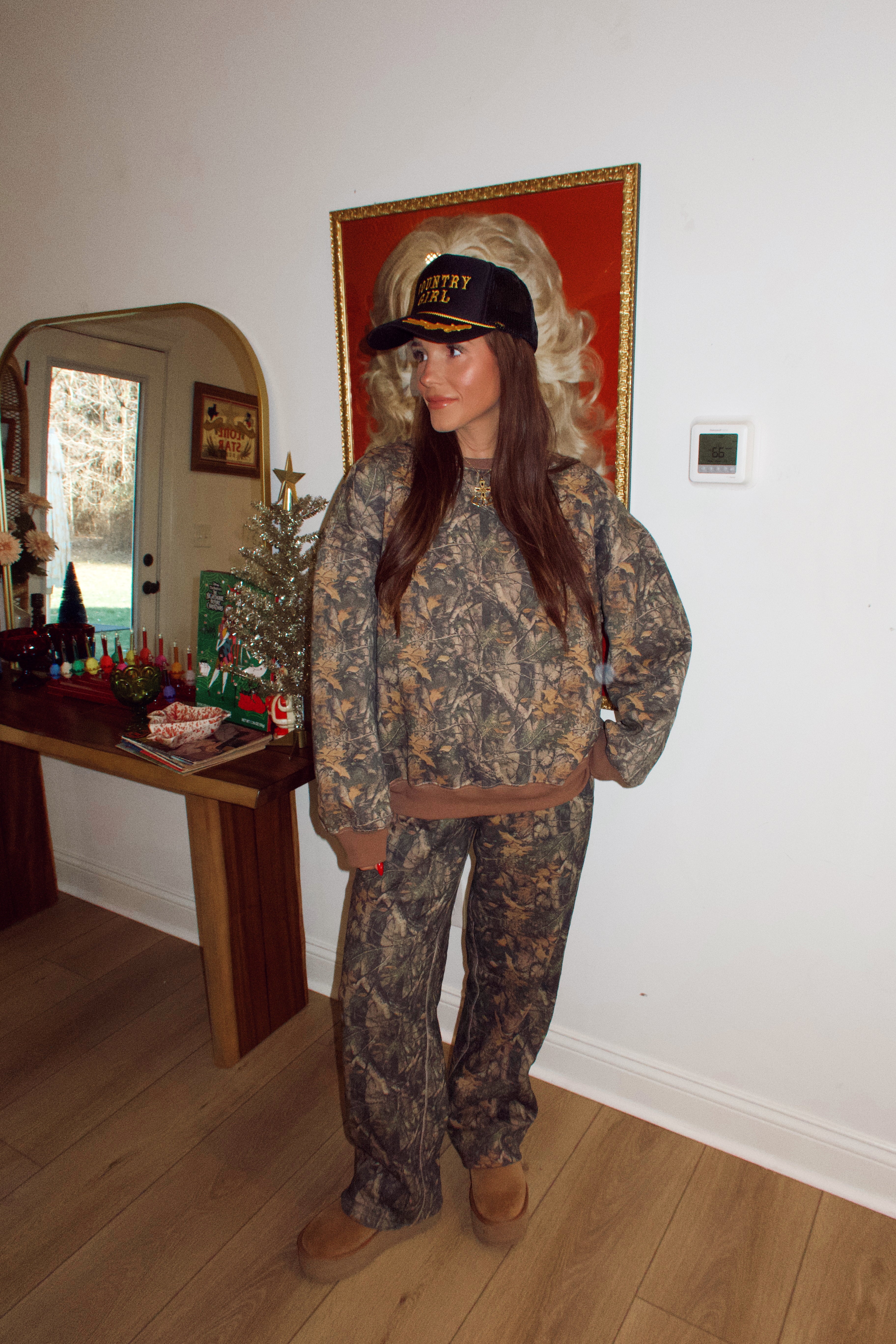 Country Girl Camo Crewneck Sweatshirt