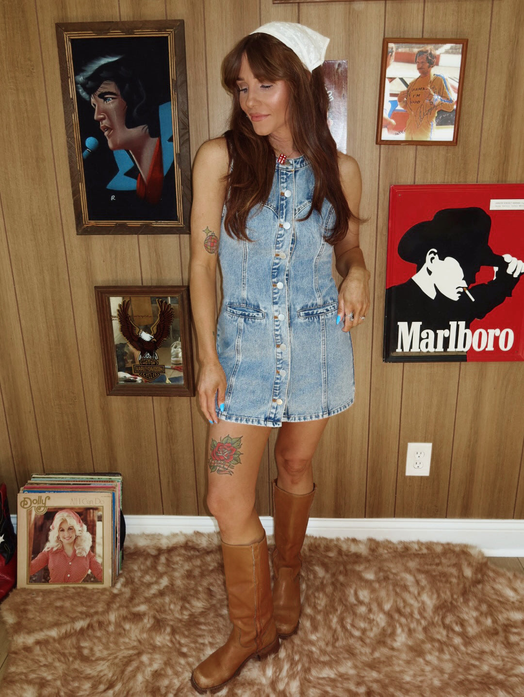 Darling Denim Denim Dress