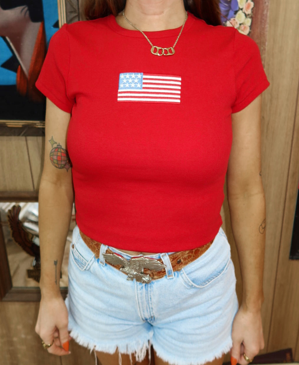 American Made Baby Tee