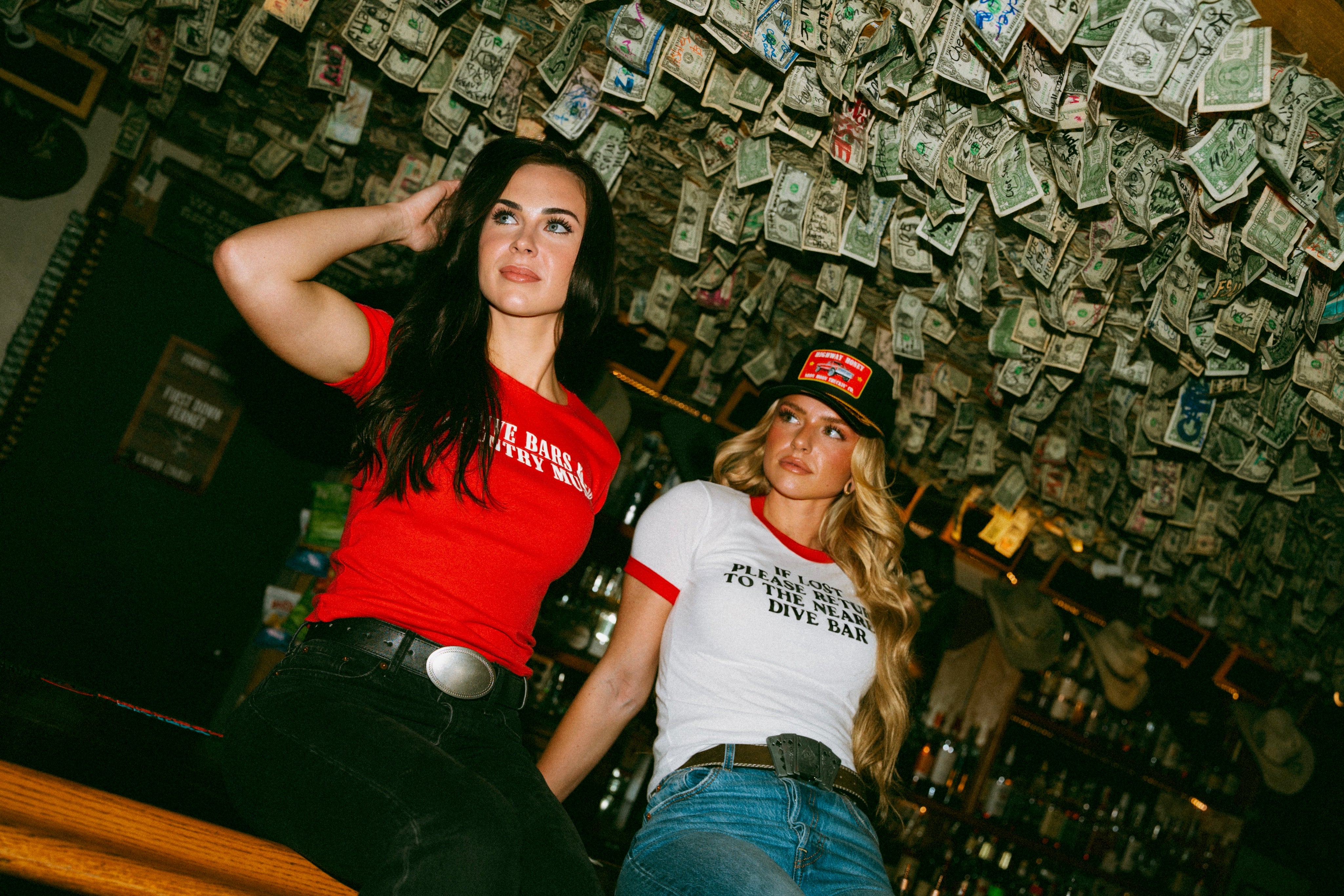 Lost Dive Bar Ringer Tee