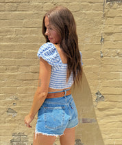 Backseat Blues Top