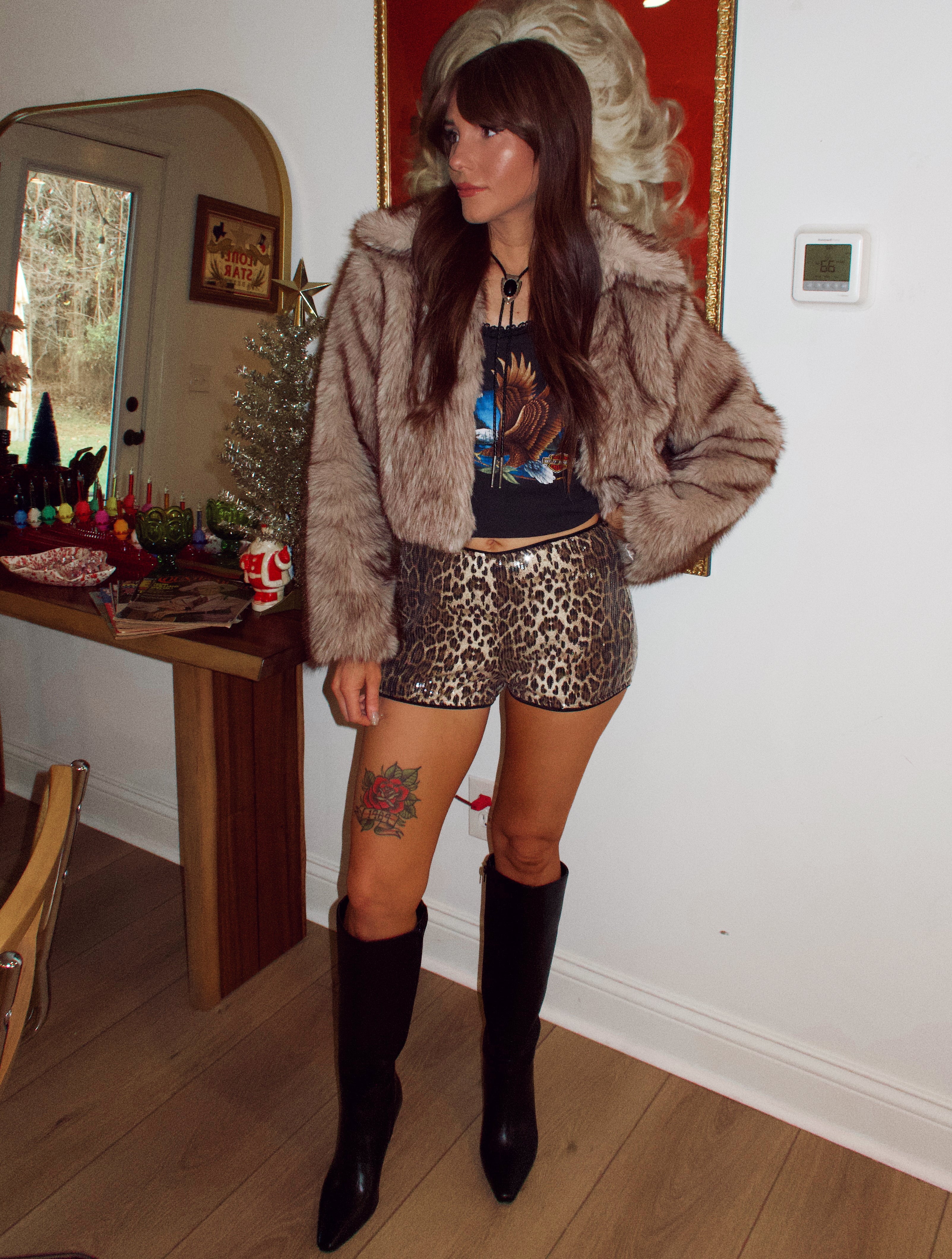 Wild Luxe Faux Fur Coat