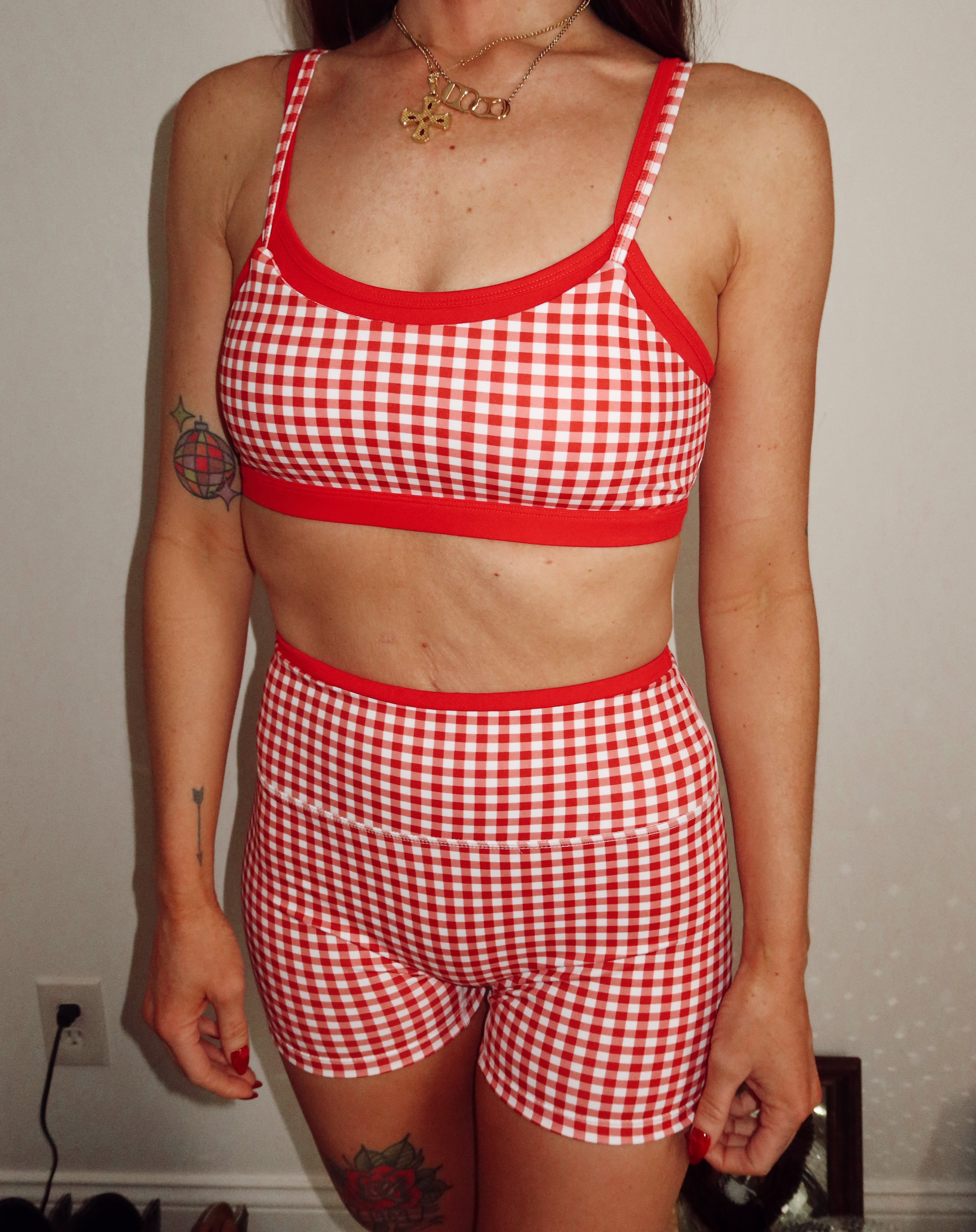 Cherry Pie Biker Shorts