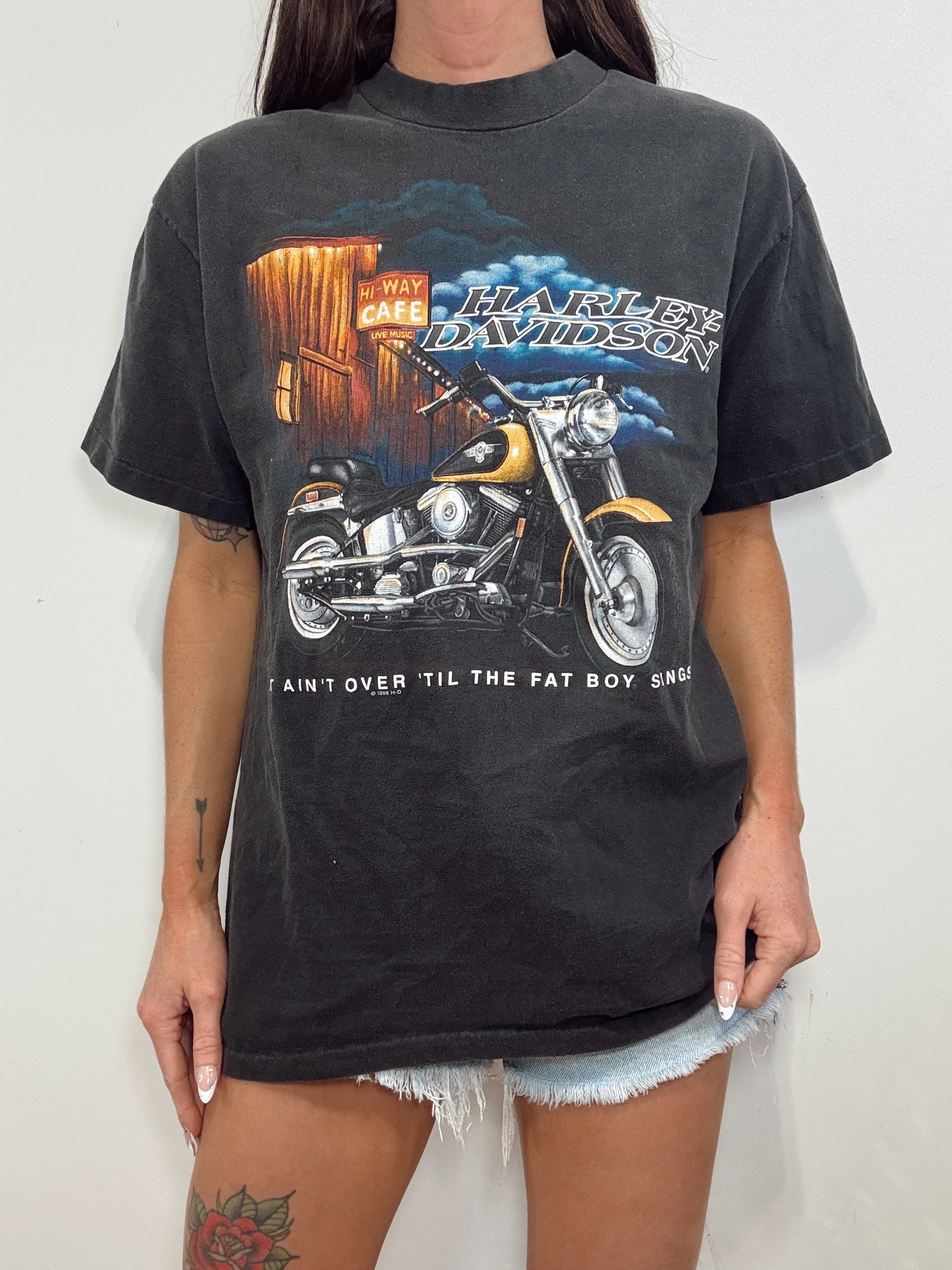 Vintage 90s Harley Davison Cafe Tee