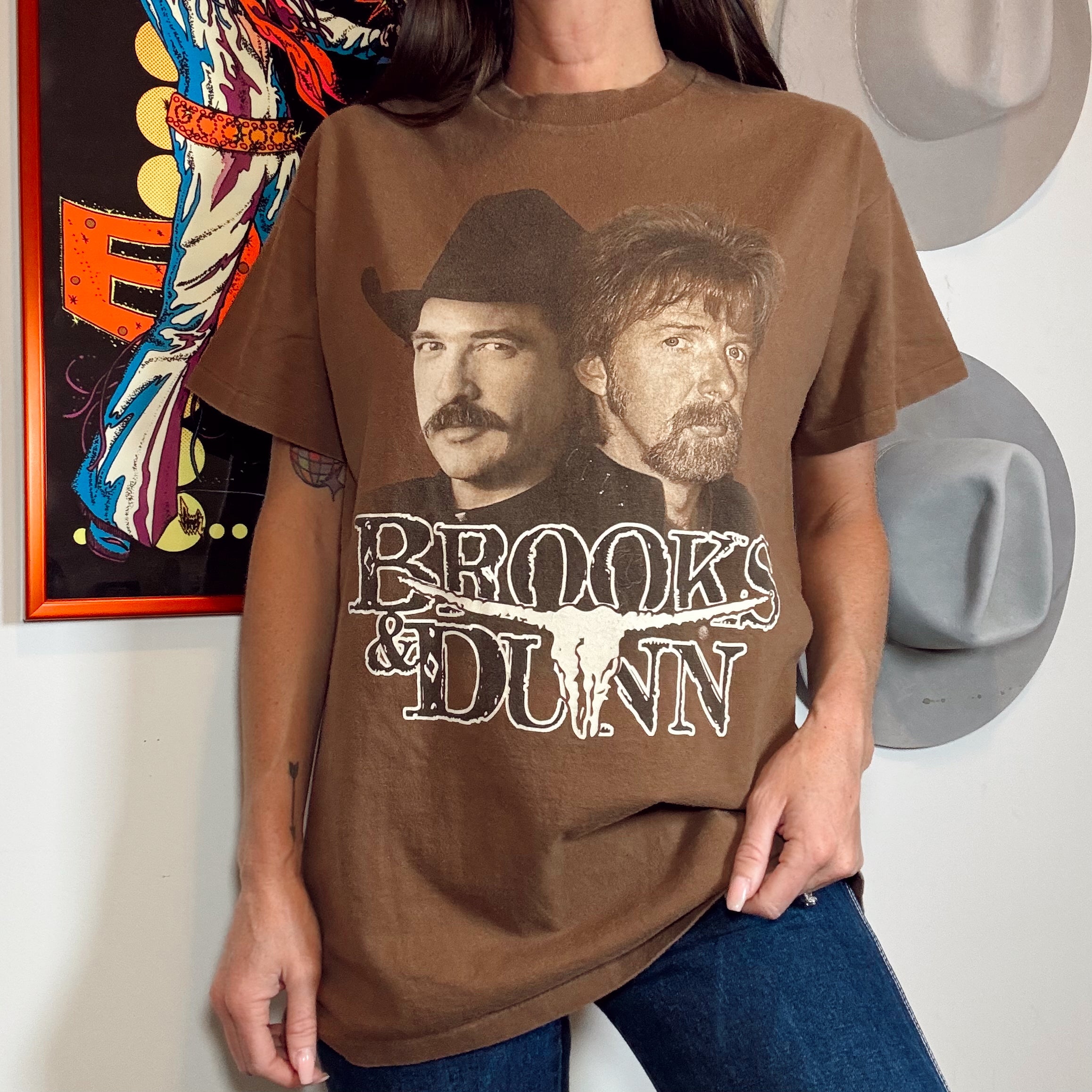 Vintage 90s Brooks & Dunn Trail Ride Tee